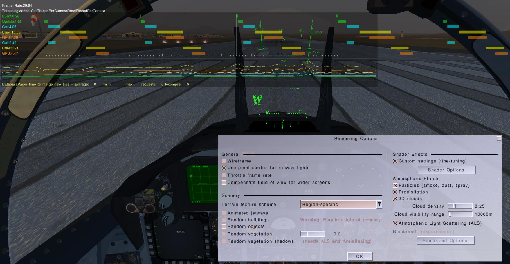 FlightGear OSG Stats