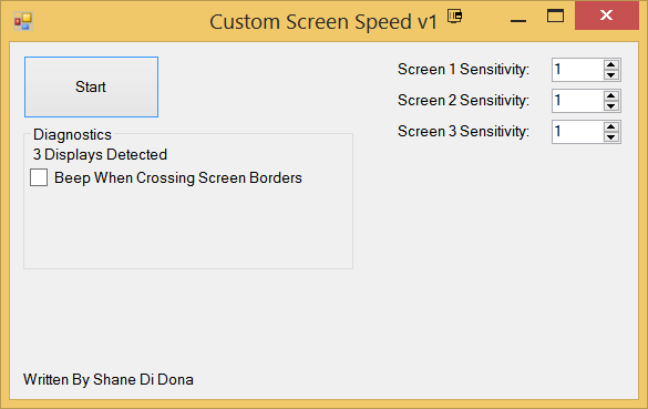 Custom Screen Speed