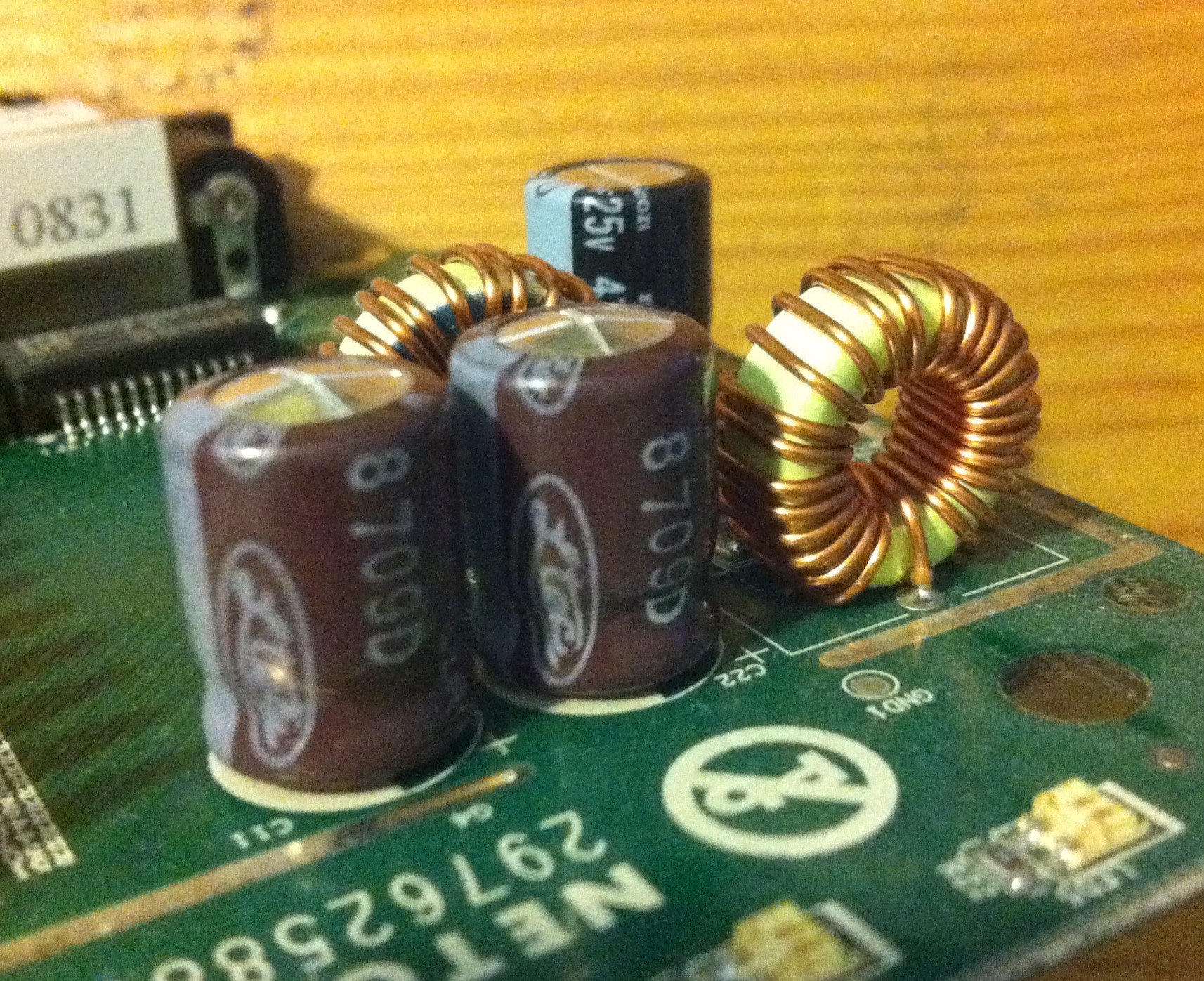 bulging capacitors