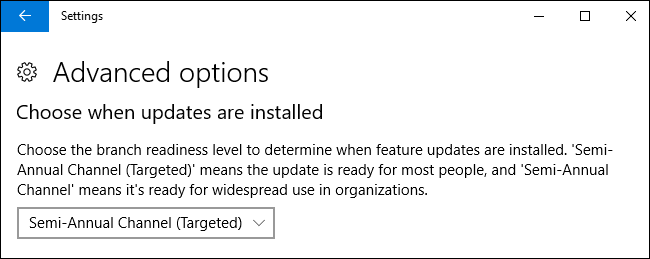 Choose when updates are installed