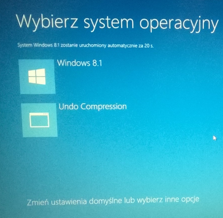 Undo compression on Windows boot