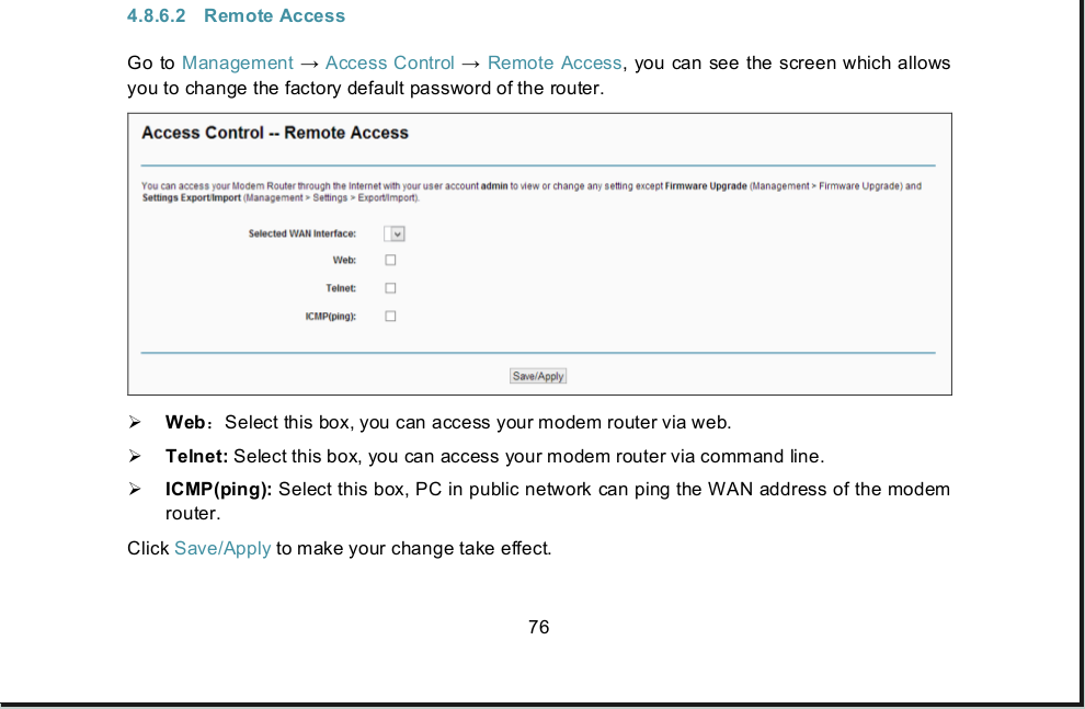 Router Access