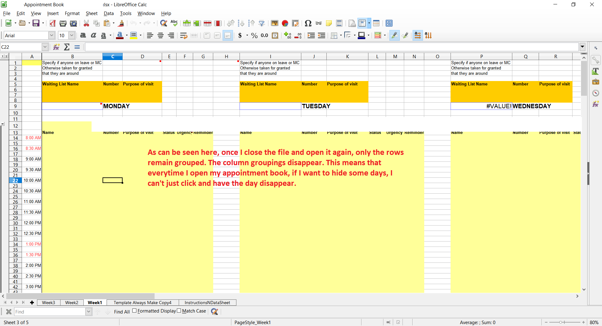 Rows and Columns Q3