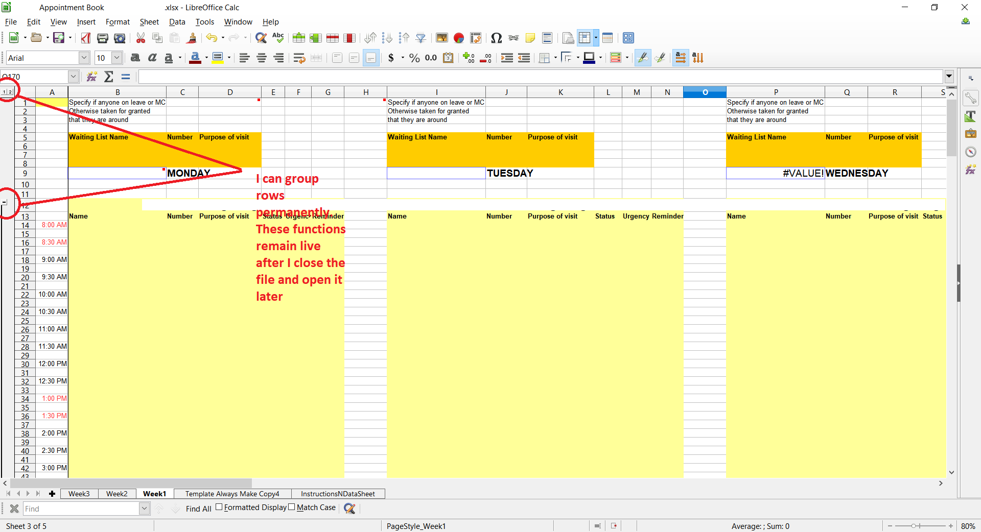 Rows and Columns Q