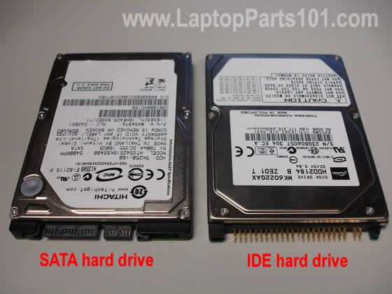 Comparison of SATA vs PATA 2.5" hard drives