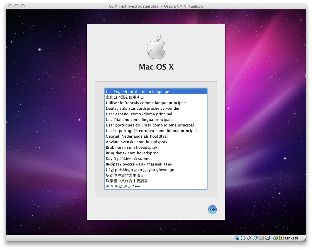 Booting Snow Leopard (MacBook Mid 2010 Install Disc, Virtualbox 3.2-BETA1)