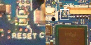 Toshiba Satellite A55-S1065 CMOS reset jumper