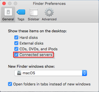 finder preferences