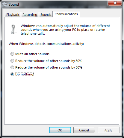 Windows Communications Sound