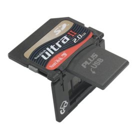 SD card with built-in USB interface