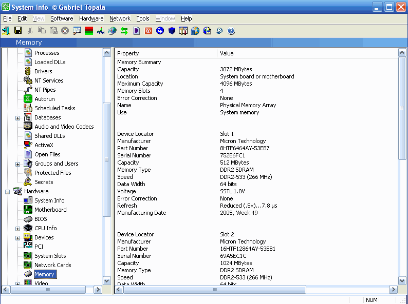 System Information for Windows