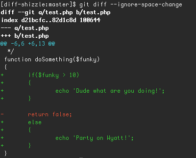 git in colored console