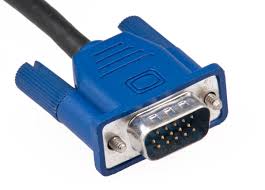 Photo of a VGA plug