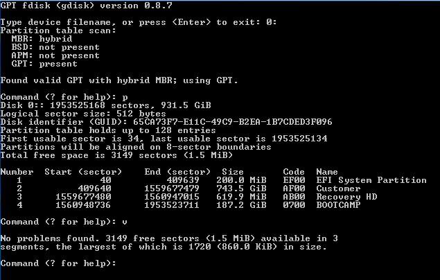 Fdisk аналог Windows. Fdisk. Gdisk Linux.