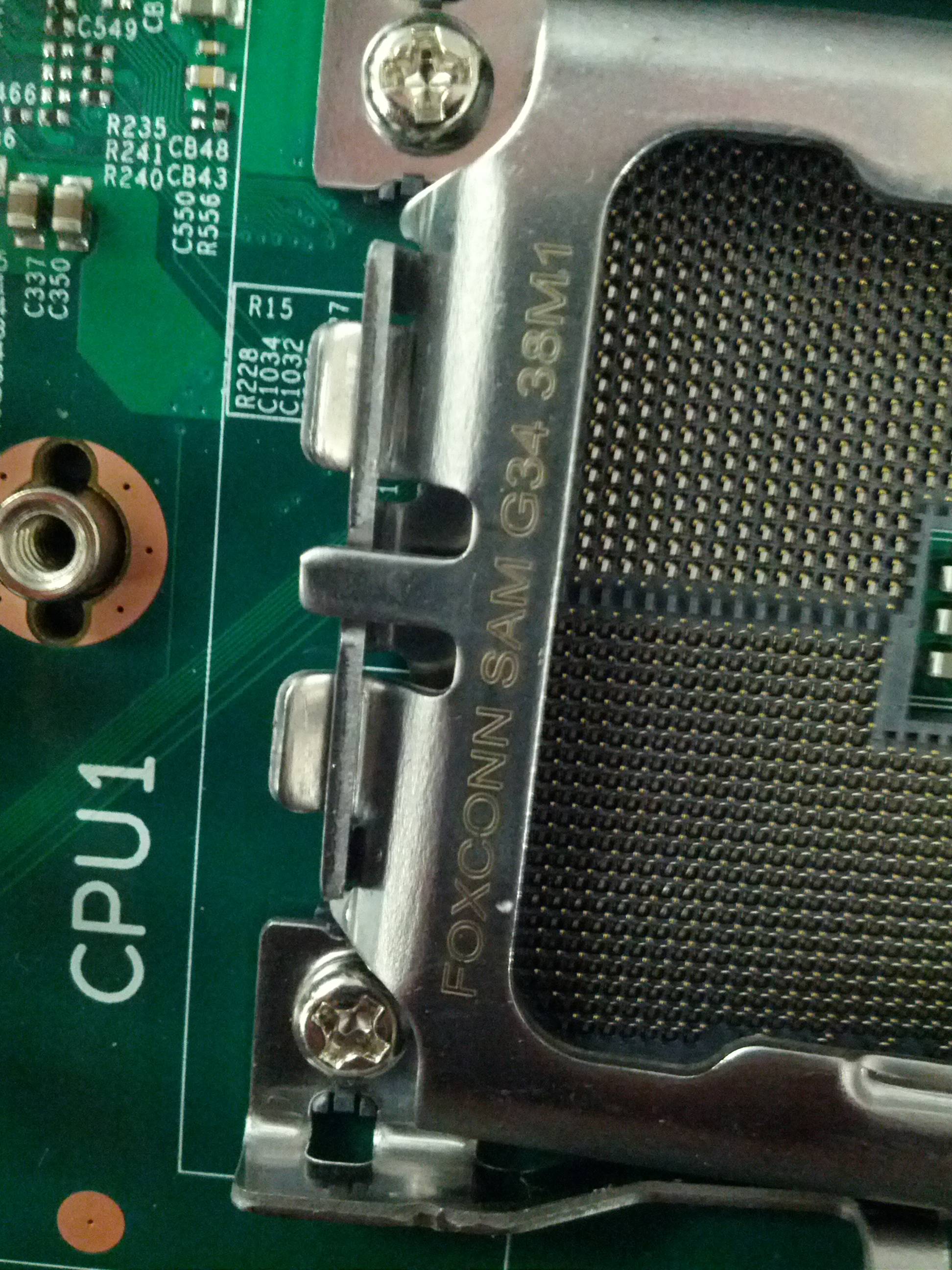 Close up of socket