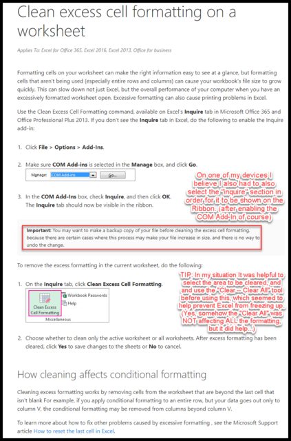 Helpfully Annotated Screenshot of instructions from provided link