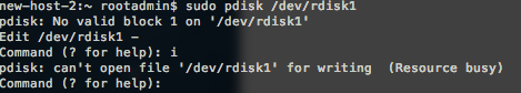 i command in pdisk /dev/rdisk1