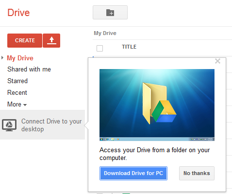 Drive for PC link