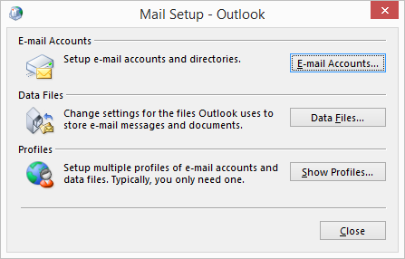 Mail Setup Outlook